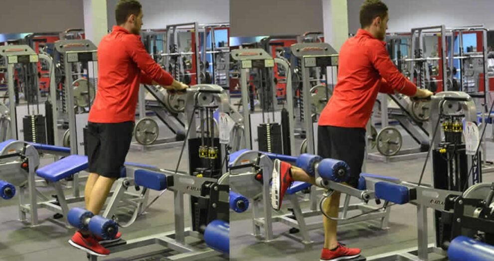 standing leg curl