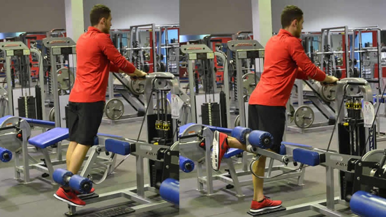 standing leg curl