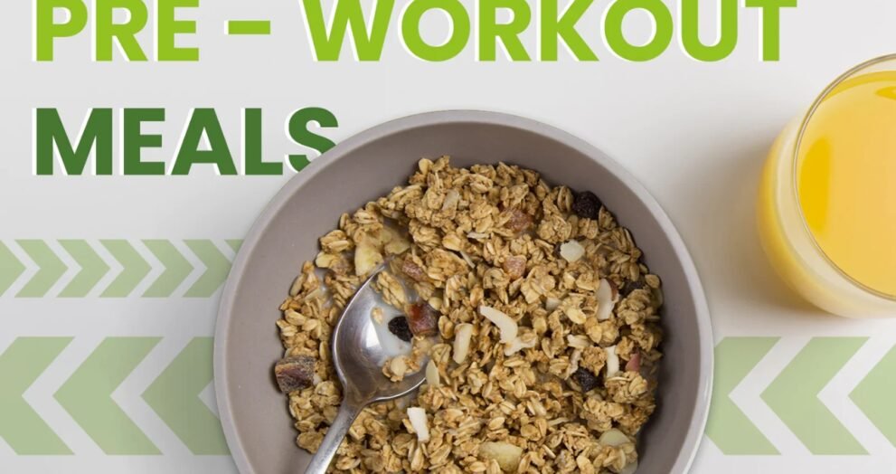 breakfast pre workout meal