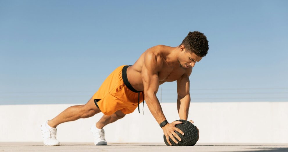 Ab exercises with Medicine Ball