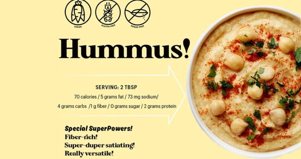 hummus calories