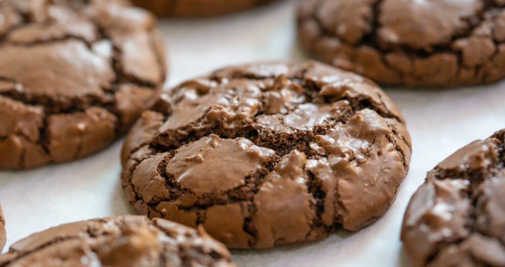2 ingredient healthier chocolate cookies