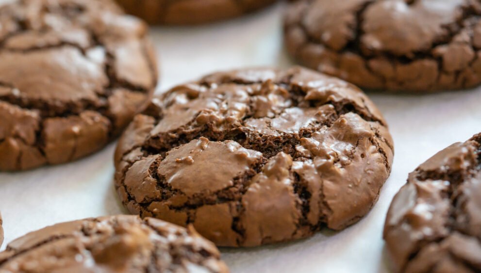 2 ingredient healthier chocolate cookies