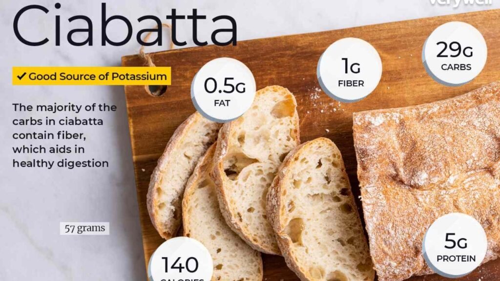 ciabatta bread calories
