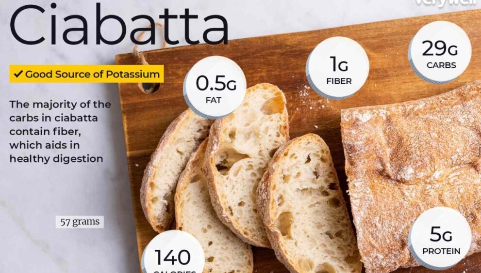 ciabatta bread calories