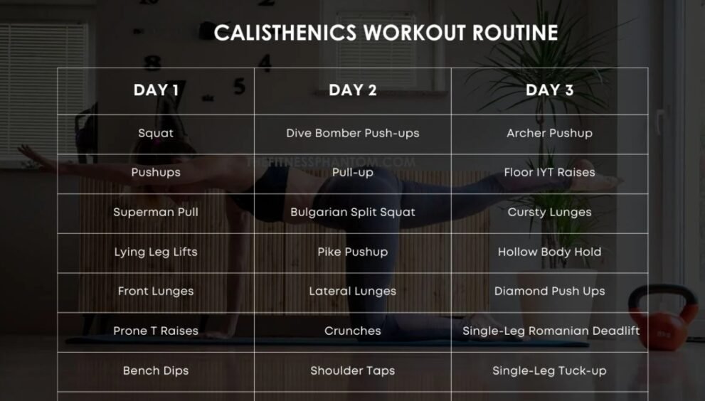 Calisthenics Workout Routine