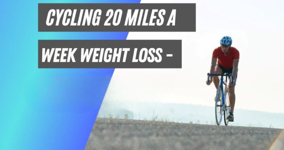cycling 70 miles a week weight loss