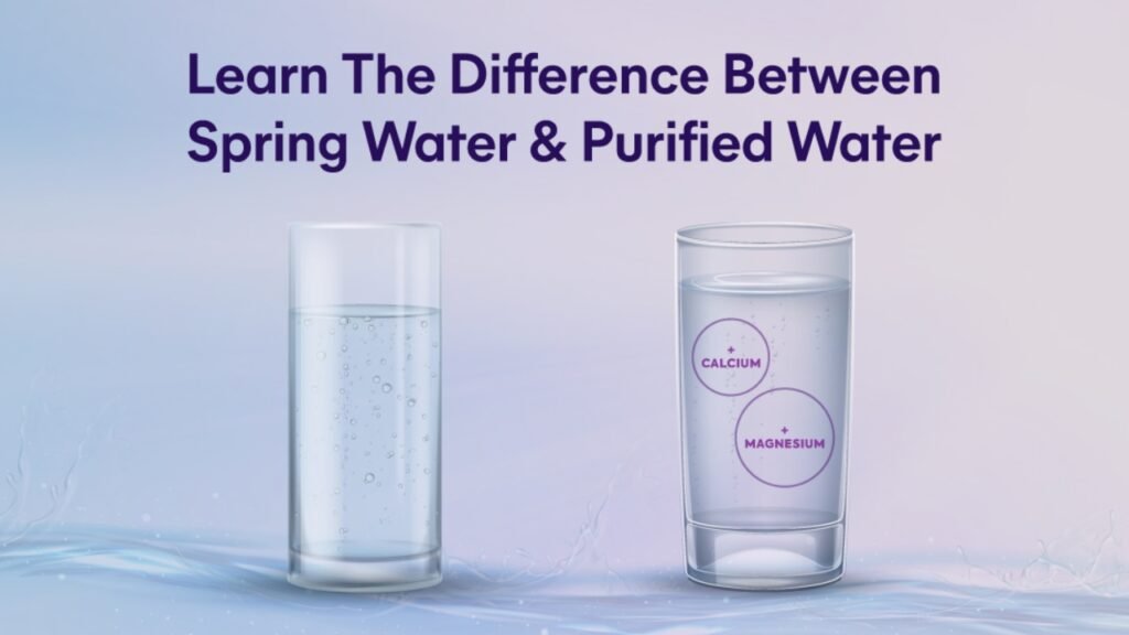 purified water vs spring water