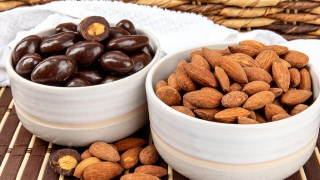 chocolate covered almonds