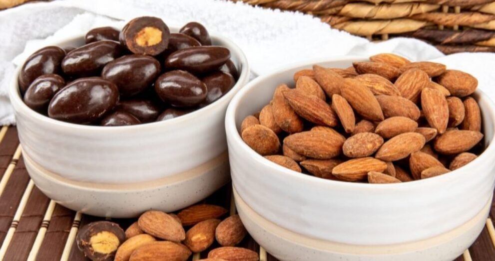 chocolate covered almonds